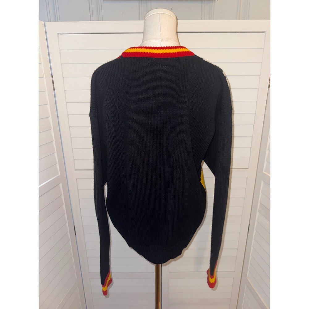 Mickey and Co Womens Black Knit Sweater Graphic Print Disney Character Size L - Picture 5 of 7